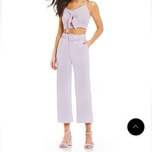 GB crop wide leg pants